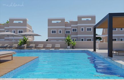 Nowoczesne 3-pokojowe apartamenty z basenem i solarium mieszkanie Los Romeros