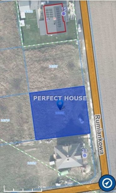 działka na sprzedaż 741m2 działka Duszniki, Rumiankowa