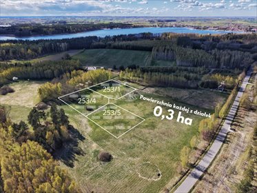 Działka pod dom w Rydzewie blisko jezior Mazur działka Rydzewo