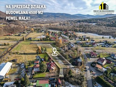 działka na sprzedaż 4517m2 działka Pewel Mała