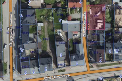 działka na sprzedaż 463m2 działka Zgierz, Mikołaja Kopernika