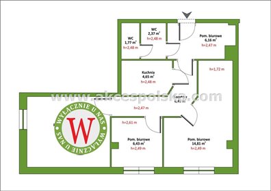 lokal użytkowy na sprzedaż 58m2 lokal użytkowy Warszawa, Praga-Południe, Gocław, Rechniewskiego