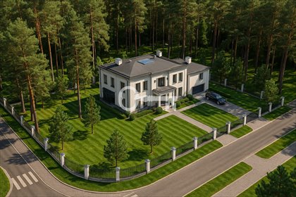 Zapraszam działka z projektem nowoczesnej willi w Konstancinie działka Konstancin-Jeziorna