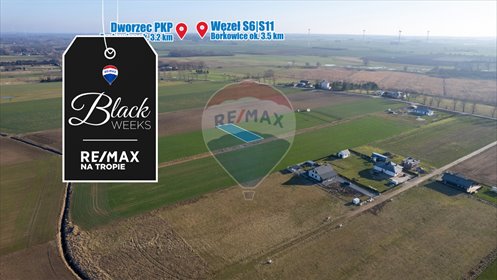 działka na sprzedaż 1065m2 działka Śmiechów