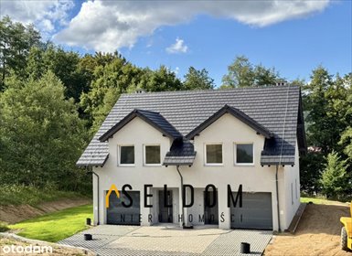 Nowoczesny dom 114 m2 z ogrzewaniem podłogowym i kominkiem dom Piechowice