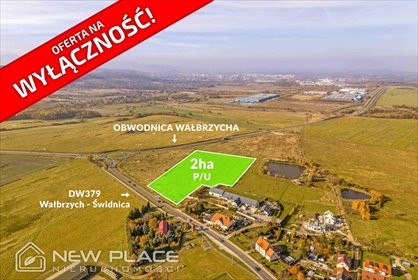 Działka inwestycyjna 2 ha przy Wałbrzyskiej Strefie działka Dziećmorowice, Stary Julianów