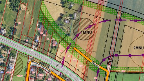 Drobin 1047 m² przy DK10 | teren mieszkaniowo-usługowy działka Drobin, Płońska