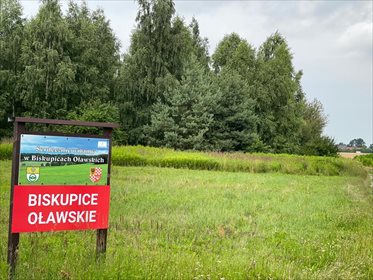 Działka budowlana na sprzedaż Biskupice Oławskie 1 090m2 Foto 1