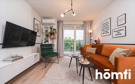 Wynajmę nowoczesne 2-pokojowe mieszkanie 43 m² w Krakowie mieszkanie Kraków, Podgórze, pl. Bohaterów Getta