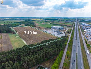 Działka 7,1 ha pod inwestycję z dostępem do S8 działka Karpin, Firmowa