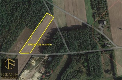 Duża działka 5700 m² z mediami, idealna pod rezydencję - polecam! działka Cienia Druga