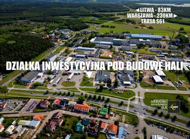 działka na sprzedaż 820m2 działka Ełk, Zatorze, Podmiejska
