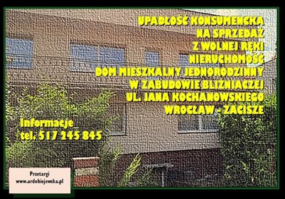 dom na sprzedaż 188m2 dom Wrocław, Zacisze, Zacisze, al. Jana Kochanowskiego