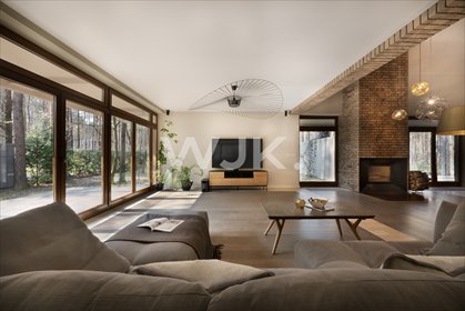 Nowoczesny dom 340 m² w Jazgarzewszczyźnie (las, indywidualny projekt) dom Jazgarzewszczyzna