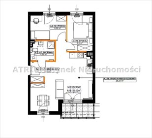 Nowoczesne 3-pokojowe mieszkanie z dużym balkonem mieszkanie Piotrków Trybunalski, Bugaj