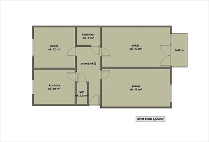 Kraków Podgórze 73 m² z potencjałem aranżacji zapraszam mieszkanie Kraków, Podgórze, Stare Podgórze, Kalwaryjska