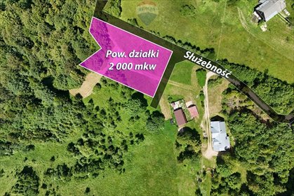 działka na sprzedaż 2000m2 działka Krościenko Nad Dunajcem, Lubań