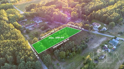 Działka 2391 m2 z warunkami zabudowy w Kicinach. działka Kiciny