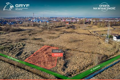 działka na sprzedaż 1310m2 działka Kobylnica, Zbożowa