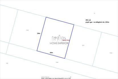 Działka 491 m² z warunkami zabudowy w Sękocinie Nowym działka Sękocin Nowy, Na Polanie