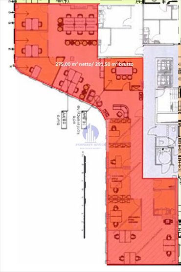 lokal użytkowy na wynajem 292m2 lokal użytkowy Warszawa, Mokotów, al. Wilanowska