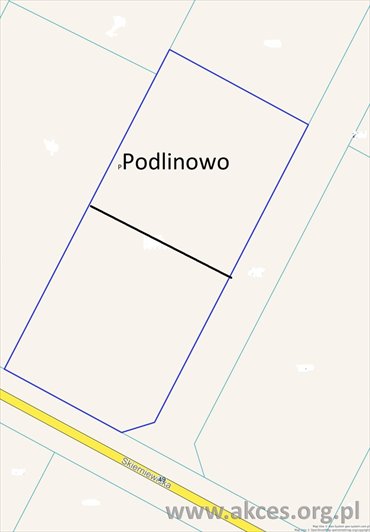 Zapraszam do obejrzenia działki 3350 m² z pozwoleniem na bliźniak działka Podlindowo