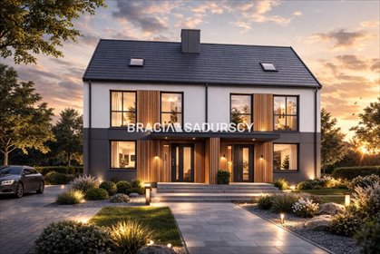 Nowoczesny dom bliźniaczy 131 m² z tarasem i ogrodem polecam! dom Kraków, Podgórze, Przewóz, Feliksa Wrobela