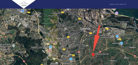 działka na sprzedaż 2825m2 działka Gdańsk, Niegowo, Nad Starą Radunią