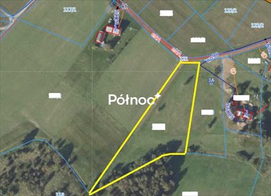 Działka budowlano-rolna 6841 m2 z mediami. działka Wykroty, Mikołaja Kopernika