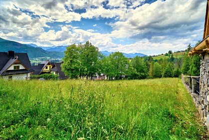 działka na sprzedaż 1297m2 działka KOŚCIELISKO
