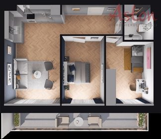 Gotowe do wykończenia mieszkanie z tarasem 15,58 m² mieszkanie Sosnowiec, Zagórze