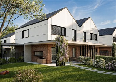Nowoczesny dom z ogrodem, 4 sypialnie, strych 60m² dom Rząska, Cicha