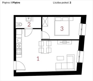 Apartament 38 m² w Krakowie (fabryka historyczna) mieszkanie Kraków, Stare Podgórze, Dąbrowskiego