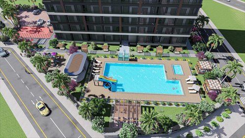 Nowoczesny 2-syp. apartament blisko plaży w Mersin mieszkanie Tömük, Tömük, Erdemli, Mersin