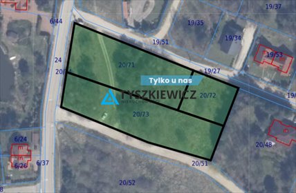działka na sprzedaż 5454m2 działka Banino, Tuchomska