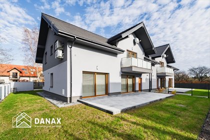 Nowy dom bliźniak z ogrodem, klimatyzacją i garażem dom Modlniczka