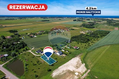 Polecam działkę z domkiem holenderskim 1045 m² blisko morza działka Śmiechów