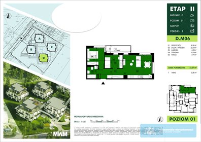 mieszkanie na sprzedaż 53m2 mieszkanie Rzeszów, Przybyszówka, Dębicka