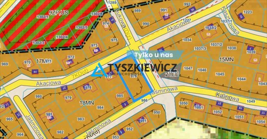działka na sprzedaż 1116m2 działka Dębnica Kaszubska, Bukowa