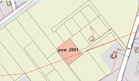 Działka pod zabudowę 2551 m² w Lubczynie – media w zasięgu działka Lubczyno