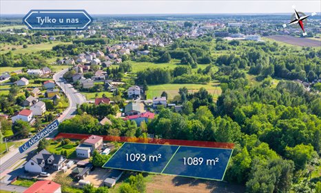działka na sprzedaż 1093m2 działka Wręczyca Wielka, Mickiewicza