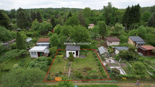 Działka z domkiem, zielona oaza w Przegorzałach działka Kraków, Zwierzyniec, Przegorzały, Rybna