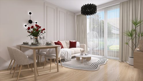 Polecam nowoczesne 3-pokojowe mieszkanie 45,92 m² z dużym balkonem mieszkanie Lublin, Wyścigowa