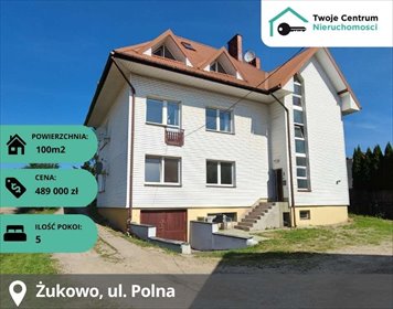 Przestronne 5-pokojowe mieszkanie 100 m² w Żukowie polecam mieszkanie Żukowo, Polna