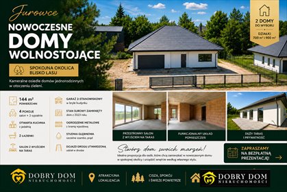 Polecam nowoczesny dom 144 m² z garażem i ogrodem w Jurowcach dom Jurowce