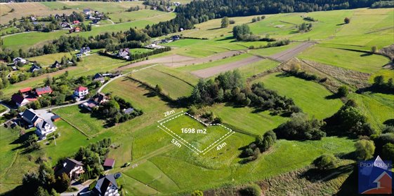 Widokowa działka 1698 m² w Słopnicach - polecam działka Słopnice