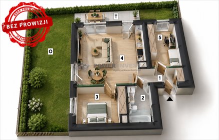 Mieszkanie 61 m² z ogrodem w Siemianowicach - zapraszam mieszkanie Siemianowice Śląskie, Bańgów