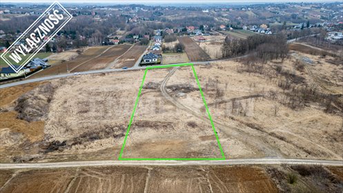 Działka 5783 m² z MPZP, zagrodowa, Kocmyrzów-Luborzyca. działka Wysiołek Luborzycki