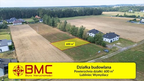 Polecam działkę 600 m² w spokojnej dzielnicy Wymyślacz działka Lubliniec, Kwiatowa