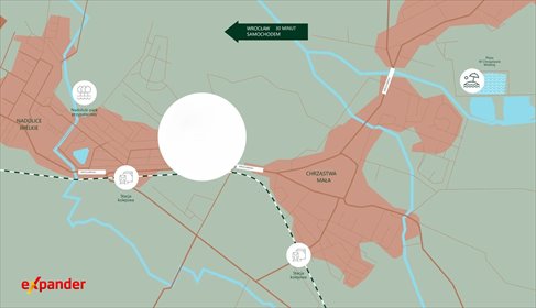 Działka pod lasem, cisza, dojazd do Wrocławia działka Chrząstawa Mała, Borowa